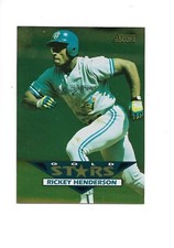 1994 Score Gold Stars Rickey Henderson Blue Jays #34 Baseball Cards MLB