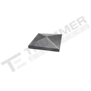 Edelstahl Endkappe Pyramidenkappe 40 x 40 mm Abdeckkappe 240 K geschliffen V2A - Bild 1 von 2