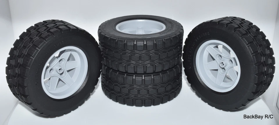 4x Lego Technic Unimog/Vaso, Neumático de Rueda 94.3x38R LBG Llantas 92912/44772 - Nuevo Foto 1 de 3