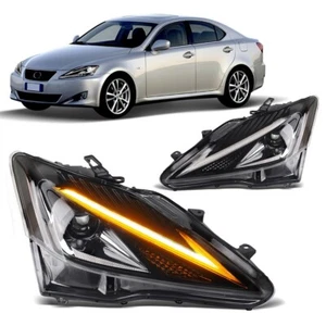 LED DRL Sequential Headlight Signal For 2006-2013 Lexus IS250 IS350 Pair - Bild 1 von 13