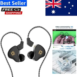 Lightweight KS1 HiFi Earbuds with Microphone - Perfect for Sports & Gaming - Picture 1 of 11