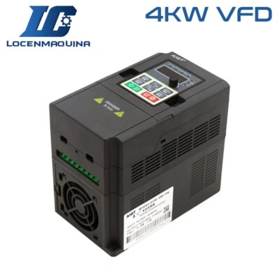 4KW 3PH Variable Frenquency Driver Spindle VFD AC380V 50-60HZ - Image 1 of 4