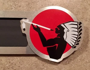 NEW Native American Indian Spirit Peace Pipe Chief Door Name Desk Plate Badge - Picture 1 of 12