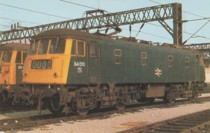 Railway Postcard BR Class 84 84010 Crewe AL4 Electric Loco - Picture 1 of 1