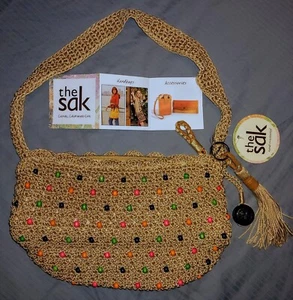 Bolso de hombro The Sak de ganchillo multicolor - Imagen 1 de 6