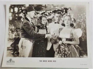 FOTO PELLICOLA ORIGINALE 37 MGM SPOSA INDOSSATA ROSSO JOAN CRAWFORD ROBERT YOUNG CARVER TONE - Foto 1 di 1