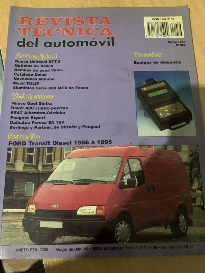 Manual De Taller FORD TRANSIT  - Imagen 1 de 2