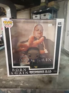 Funko Pop! Alben Notorious B.I.G. 45 Born Again Vinyl Figur Neu HARD CASE - Bild 1 von 3