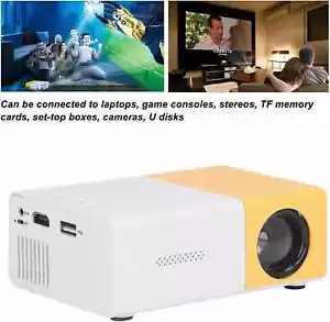 Mini PROIETTORE LED Portatile HD VIDEOPROIETTORE Home Cinema TV VGA/USB/SD/AV - Foto 1 di 13