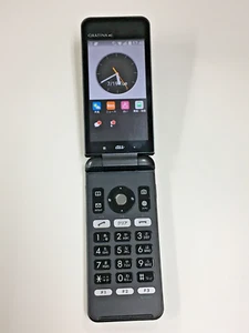 KYOCERA GRATINA 4G KYF31 UNLOCKED FLIP PHONE black Galapagos cell phone - Picture 1 of 1