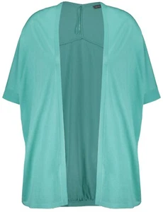 Samoon Strickjacke Kurzarm 232007-25113 Türkis  48,50  VP 79,99 € - Bild 1 von 2