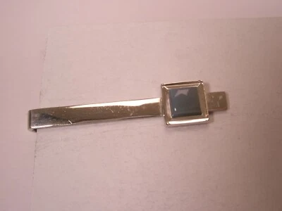 Clip de barra de corbata SWANK de calidad vintage tono jade verde genuino de 1-11/16" Foto 1 de 4