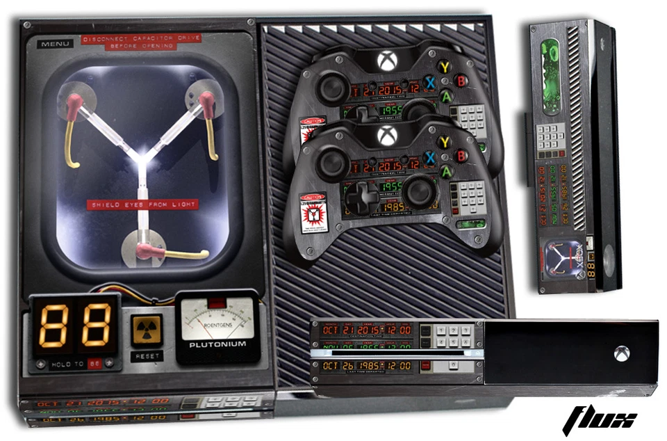 Designer Skin für Xbox One 1 Gaming Konsole + 2 Controller Sticker Aufkleber - Bild 1 von 1