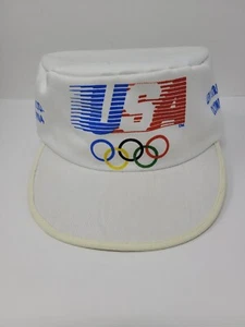 Levi's 1984 Olympic Games Cap Stretch Fit Sports Cycling Hat NOS DS Vintage 80s - Picture 1 of 14
