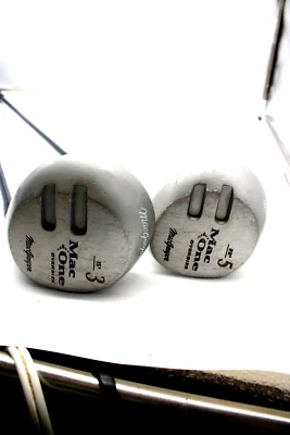 Pair Of MacGregor Mac One Oversize 3 15* & 5 20* Rt Handed Low Torque L Flex Woo - Image 1 of 4