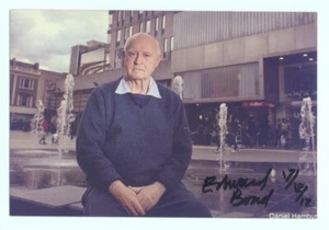 British Playwright & Theatre Director EDWARD BOND Hand Signed Photo 4x6 - Picture 1 of 1