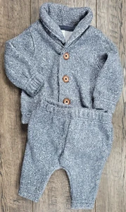 Baby Boy Clothes New Just One You Carter's Newborn 2pc Soft Blue Suit Outfit - Picture 1 of 4