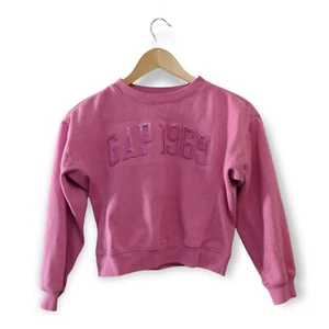 Gap Kids Embossed Print Pink Sweater Large - Picture 1 of 5
