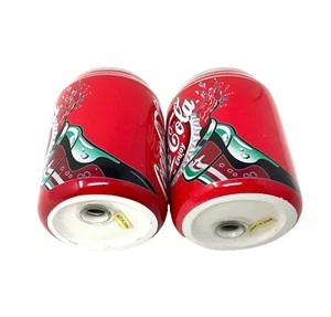 Coca Cola Refreshment Cans Salt & Pepper Shakers Set - New in Box - Imagen 1 de 8