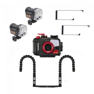 Olympus PT-059 Underwater Housing for Olympus TG-6 w/Dual YS-03 Solis Strobe - Picture 1 of 1