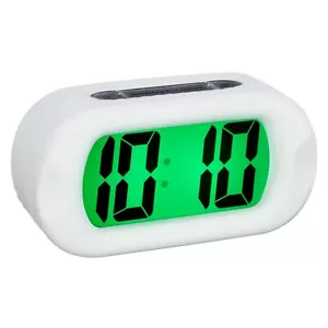 Acctim Silicone Jumbo LCD Smartlite® Digital Alarm Clock, White - Picture 1 of 4