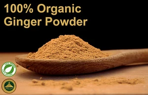 Organic Ginger Powder 500g Ground Root 100% Organic Pure Ginger FREE Postage - Picture 1 of 11