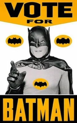 ADAM WEST IN VOTE FOR BATMAN High Quality Metal Fridge Magnet 2.5x4 8017