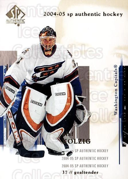 2004-05 SP Authentic #90 Olaf Kolzig - Image 1 of 1