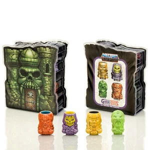 Masters of The Universe HeMan Geeki Tikis 4 Mini Muglets Set Battle Cat 2oz. - Bild 1 von 3