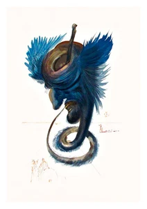 Divine Comedy Inferno 20 by Salvador Dali A4 Art Print - Picture 1 of 1