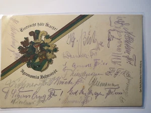 technische Verbindung Agronomia Helmstedt - 1924 - Wappen - Karte / Studentika - Picture 1 of 2