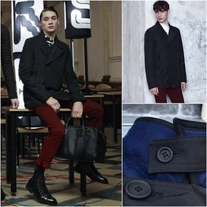 UltraRare & Great Dior Homme AW14 Technical Fabric Padded Peacoat - Picture 1 of 20
