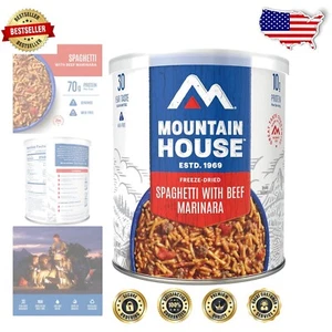 Hearty Spaghetti with Beef in Marinara - 30-Year Shelf Stable Meal | 7 Servings - Picture 1 of 8