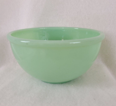 Vintage Jade Small Bowl Fire King Oven Ware,rolled Rim Jadeite By Anchor Hocking • 25.50$