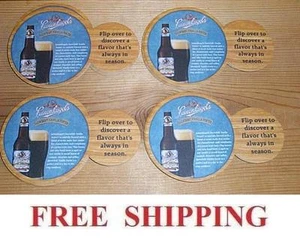 LEINENKUGELS BREWERY 40 SNOWDRIFT VANILLA PORTER BEER BAR COASTERS LEINE NEW - Picture 1 of 1