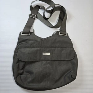 Baggallini Crossbody Shoulder Bag Gray Nylon Lightweight Organizer Casual Travel - Bild 1 von 7