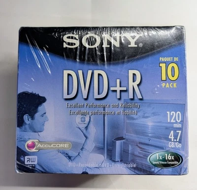 Sony DVD-R 10 pack - Image 1 of 3