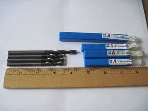 (4) Used 1/4" (.250") Solid Carbide Drills, Coolant, OSG 650025011 & 651025011 - Picture 1 of 9