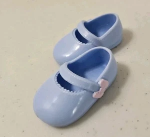 My First Disney Princess Toddler Doll Cinderella Blue Shoes Replacement Pair - Picture 1 of 4