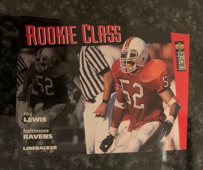 Fútbol americano Upper Deck 1996 clase #20 Ray Lewis novato Foto 1 de 2
