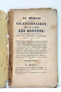 Le médecin des valétudinaires affections de la peau Paris 1840 - Picture 1 of 8