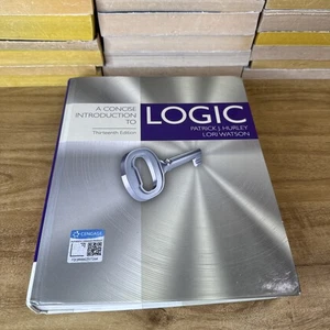 A Concise Introduction to Logic 13th Edition by Hurley and Watson Hardcover 2018 - Foto 1 di 14