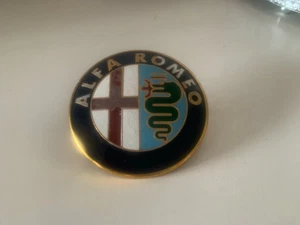 ALFA ROMEO Emblema De Auto Logo Placa ORIGINAL - Imagen 1 de 7
