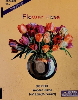 300 шт. деревянная головоломка ВАЗА С ЦВЕТАМИ - Изображение 1 из 3