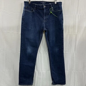 Banana Republic Traveler  Men’s Dark Wash Slim Fit Blue Jeans  34x 30 READ - Picture 1 of 11