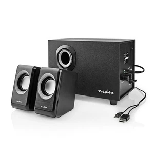 Nedis 2.1 Multimedia Speakers System With Subwoofer For PC Laptop MP3 USB - Picture 1 of 7