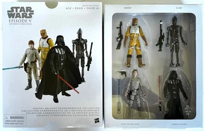Star Wars: Colección Conmemorativa Lanzamiento Digital Paquete de 4 Figuras Episodio V NUEVO Foto 1 de 4