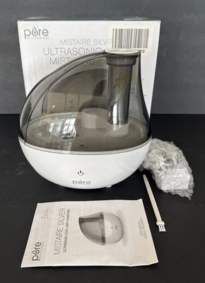 Pure Enrichment MistAire Silver Ultrasonic Cool Mist Humidifier 1.5L Tank - Image 1 of 4