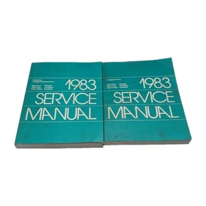 1983 Chrysler Plymouth Dodge Rear Wheel Drive Car Service Manual Set - Picture 1 of 5