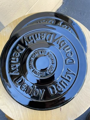 Remache de cerámica negro brillante de gres Denby Foto 1 de 4